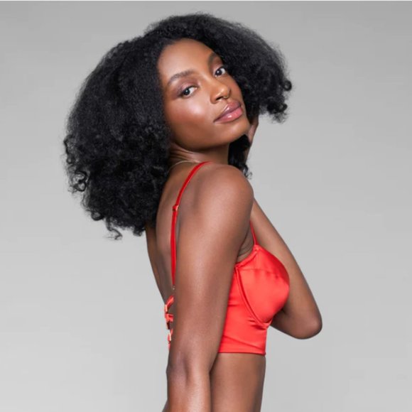 STUDIO PIA Petra Longline Bra in Scarlet Red - Picture 3 of 7